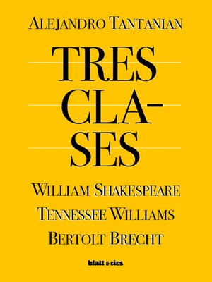 cover image of Tres clases
